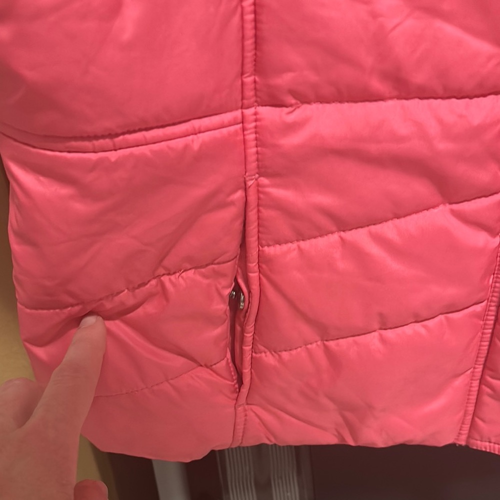 Pink Quilted Puffer Vest by New York & Company Size XL - Picture 2 of 8